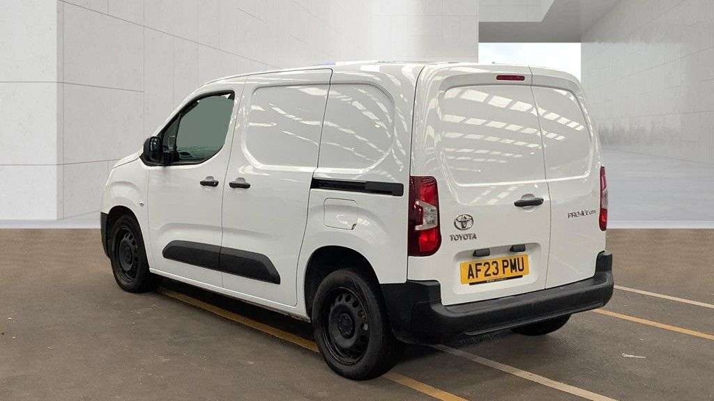 A 2023 TOYOTA PROACE CITY White 1.5 BlueHDi Active van, 39,200 miles, Euro 6, 6-Speed manual, Air Con A 2023 TOYOTA PROACE CITY White 1.5 BlueHDi Active van, 39,200 miles, Euro 6, 6-Speed manual, Air Con