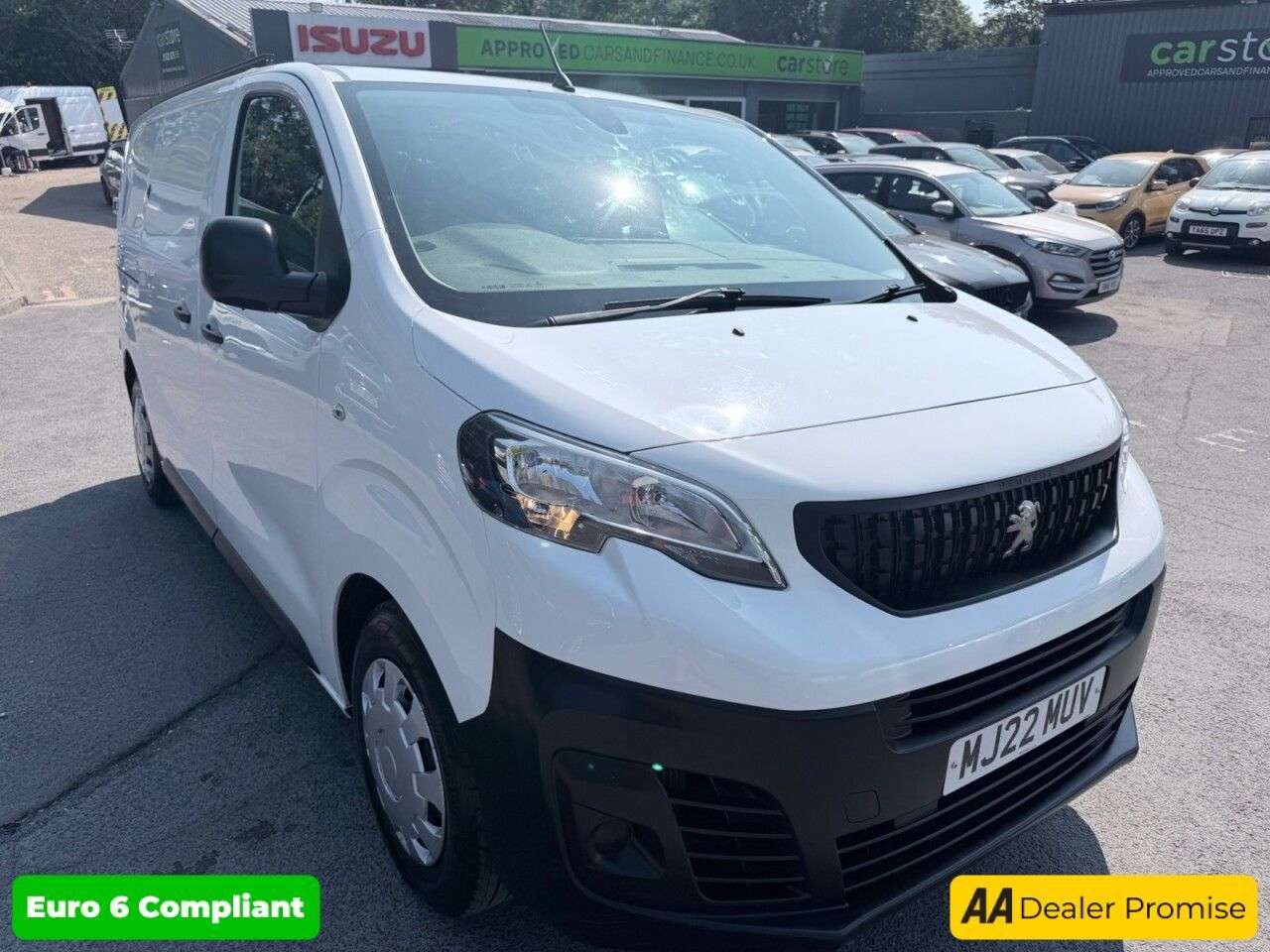 A 2022 PEUGEOT EXPERT White 1.5 BlueHDi Professional Premium MWB van, 55,000 miles, Euro 6, 7in T A 2022 PEUGEOT EXPERT White 1.5 BlueHDi Professional Premium MWB van, 55,000 miles, Euro 6, 7in T