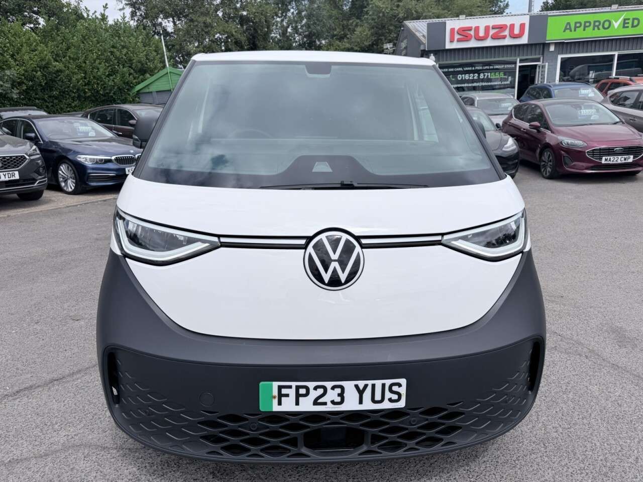 A 2023 VOLKSWAGEN ID. BUZZ CARGO White Pro 77kWh Commerce electric van, 16,200 miles, Automatic, CarPlay/And A 2023 VOLKSWAGEN ID. BUZZ CARGO White Pro 77kWh Commerce electric van, 16,200 miles, Automatic, CarPlay/And