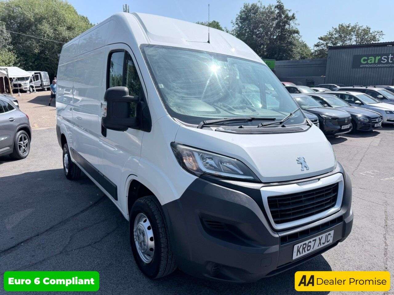 A 2018 PEUGEOT BOXER White 2.0 BlueHDi 335 Professional L2 H2 van, 89,808 miles, Euro 6, 6-Speed A 2018 PEUGEOT BOXER White 2.0 BlueHDi 335 Professional L2 H2 van, 89,808 miles, Euro 6, 6-Speed