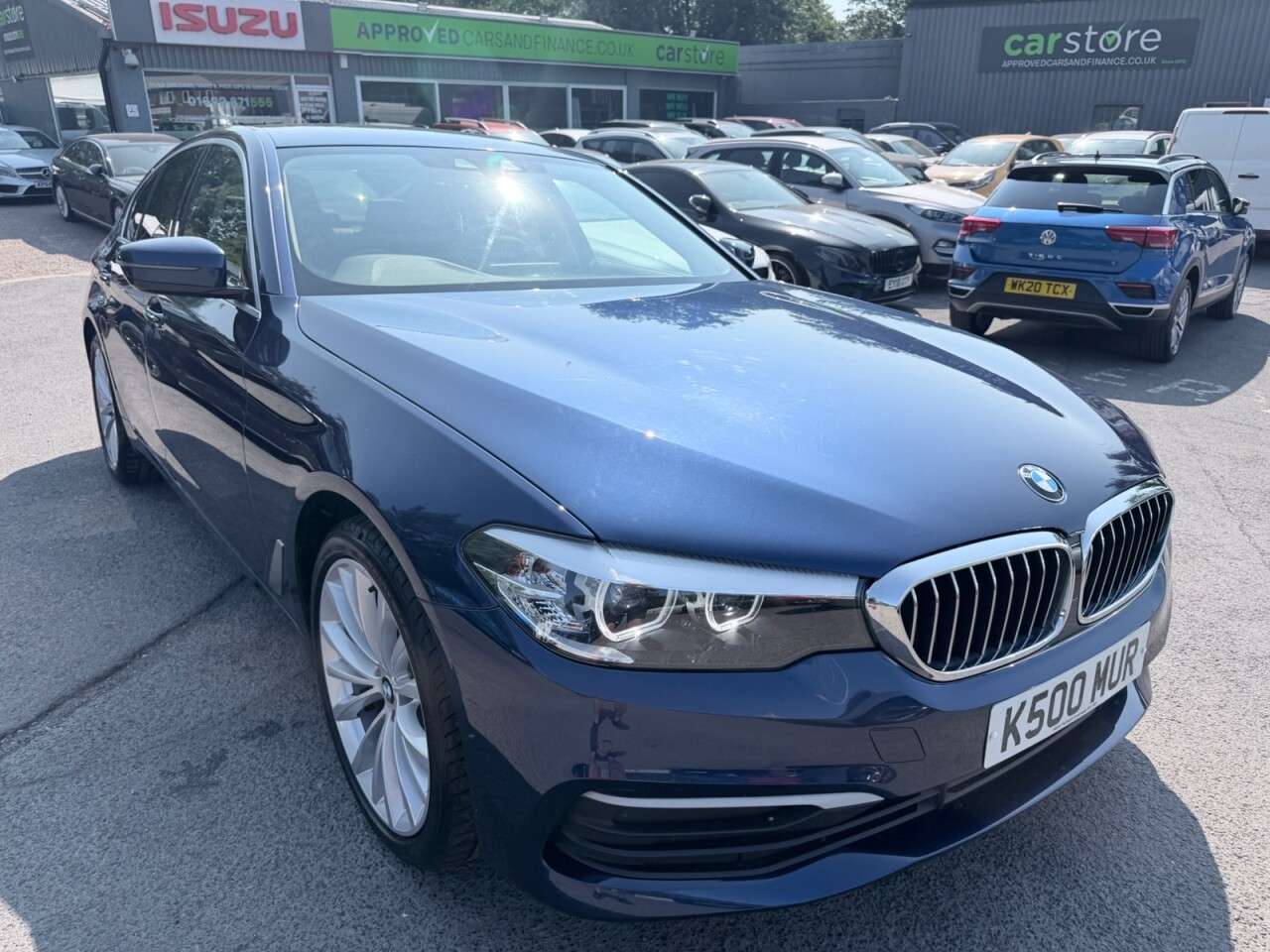A 2017 BMW 5 SERIES Blue 2.0 520d SE saloon, 34,000 miles, Euro 6, Automatic, Comfort Pack, Lea A 2017 BMW 5 SERIES Blue 2.0 520d SE saloon, 34,000 miles, Euro 6, Automatic, Comfort Pack, Lea