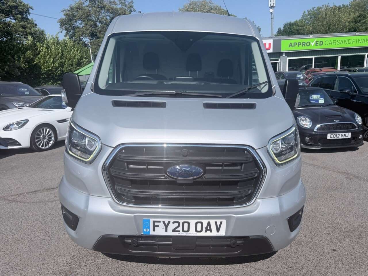 A 2020 FORD TRANSIT Silver 2.0 350 EcoBlue Limited L2 H2 van, 36,100 miles, Euro 6, 6-Speed man A 2020 FORD TRANSIT Silver 2.0 350 EcoBlue Limited L2 H2 van, 36,100 miles, Euro 6, 6-Speed man