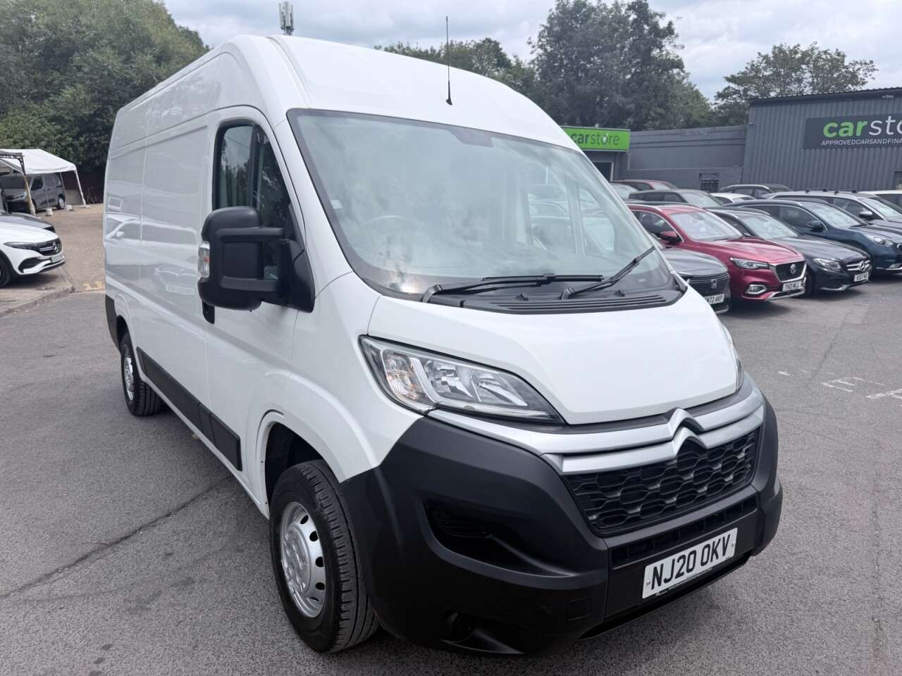 A 2020 CITROEN RELAY White 2.2 BlueHDi 35 X L2 H2 van, 37,400 miles, Euro 6, 6-Speed manual, Blu A 2020 CITROEN RELAY White 2.2 BlueHDi 35 X L2 H2 van, 37,400 miles, Euro 6, 6-Speed manual, Blu