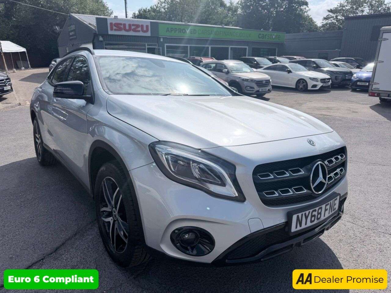 A 2018 MERCEDES-BENZ GLA Silver 1.6 GLA180 Urban Edition SUV, 55,750 miles, Euro 6, Automatic, CarPl A 2018 MERCEDES-BENZ GLA Silver 1.6 GLA180 Urban Edition SUV, 55,750 miles, Euro 6, Automatic, CarPl