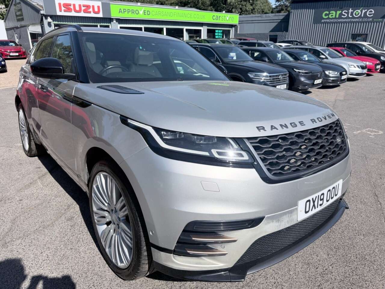 A 2019 LAND ROVER RANGE ROVER VELAR Silver 2.0 D240 R-Dynamic HSE, 80,200 miles, Euro 6, Auto 4WD, 21in alloys, A 2019 LAND ROVER RANGE ROVER VELAR Silver 2.0 D240 R-Dynamic HSE, 80,200 miles, Euro 6, Auto 4WD, 21in alloys,