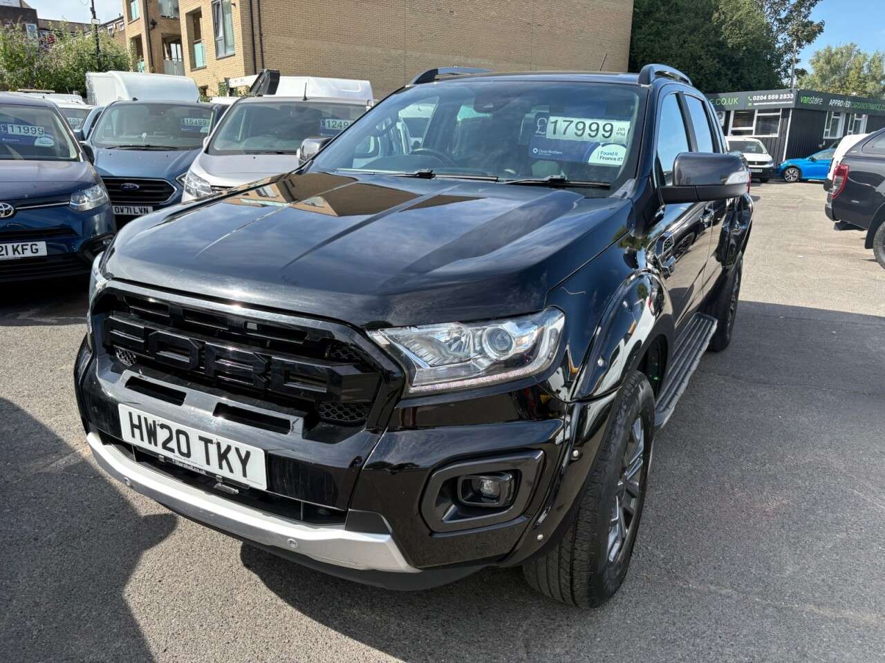 A 2020 FORD RANGER Black 2.0 EcoBlue Wildtrak pickup, 48,186 miles, Euro 6, Automatic 4WD, Lea A 2020 FORD RANGER Black 2.0 EcoBlue Wildtrak pickup, 48,186 miles, Euro 6, Automatic 4WD, Lea
