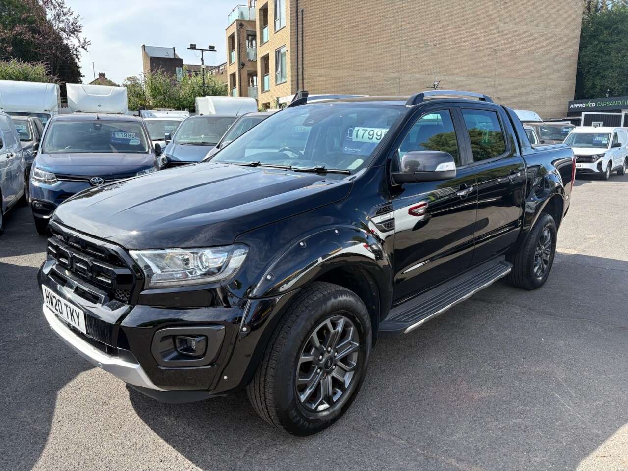 A 2020 FORD RANGER Black 2.0 EcoBlue Wildtrak pickup, 48,186 miles, Euro 6, Automatic 4WD, Lea A 2020 FORD RANGER Black 2.0 EcoBlue Wildtrak pickup, 48,186 miles, Euro 6, Automatic 4WD, Lea