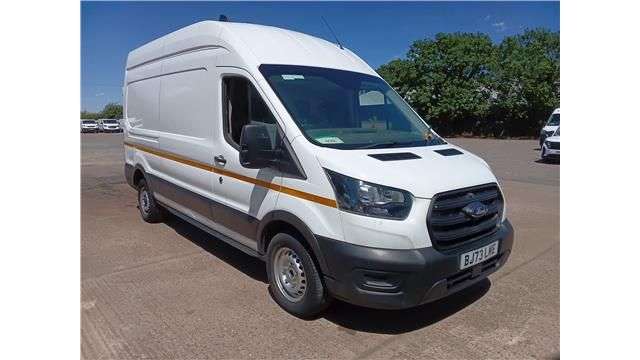 A 2023 FORD TRANSIT White 2.0 350 EcoBlue L3 H3 van, 33,450 miles, Euro 6, 6-Speed manual, Air A 2023 FORD TRANSIT White 2.0 350 EcoBlue L3 H3 van, 33,450 miles, Euro 6, 6-Speed manual, Air