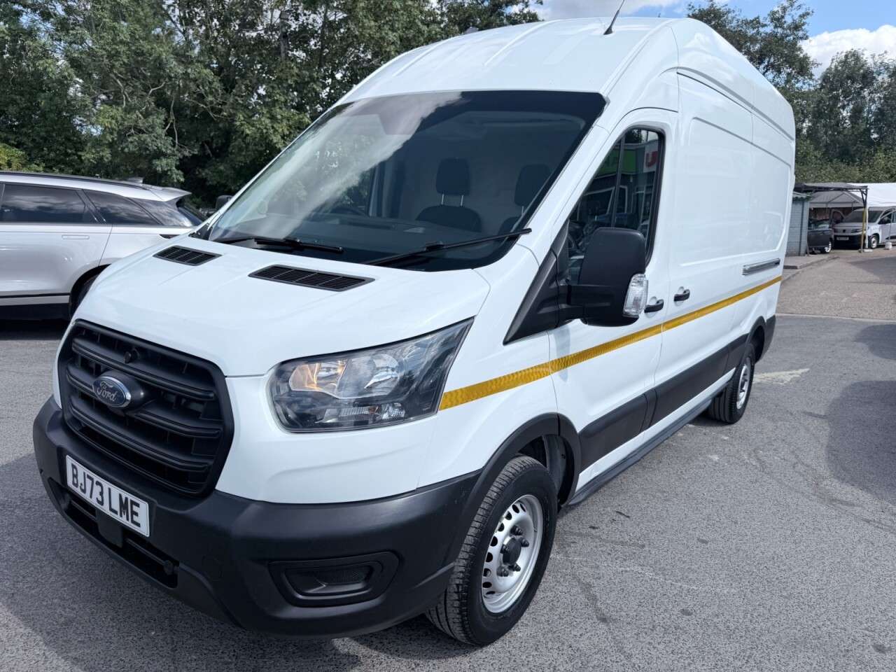 A 2023 FORD TRANSIT White 2.0 350 EcoBlue L3 H3 van, 33,450 miles, Euro 6, 6-Speed manual, Air A 2023 FORD TRANSIT White 2.0 350 EcoBlue L3 H3 van, 33,450 miles, Euro 6, 6-Speed manual, Air