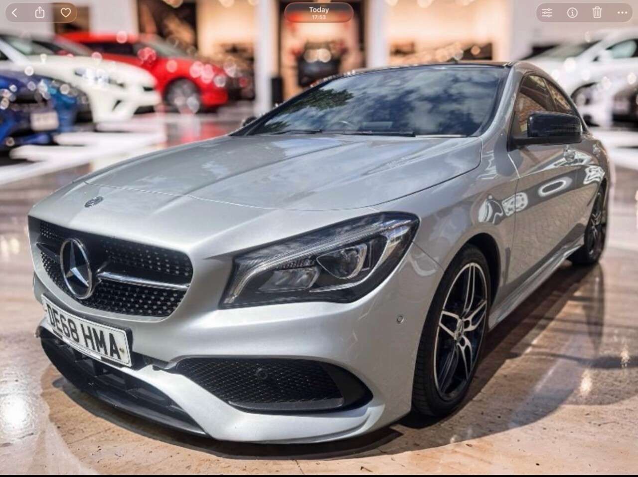 A 2018 MERCEDES-BENZ CLA 2.1 CLA220d AMG Line Coupe 4dr Diesel 7G-DCT Euro 6 (s/s) (177 ps) A 2018 MERCEDES-BENZ CLA 2.1 CLA220d AMG Line Coupe 4dr Diesel 7G-DCT Euro 6 (s/s) (177 ps)