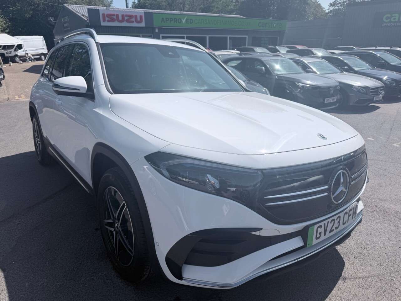 A 2023 MERCEDES-BENZ EQB White EQB 300 AMG Line, 29,650 miles, Electric 4MATIC, 7 seats, Sat nav, Re A 2023 MERCEDES-BENZ EQB White EQB 300 AMG Line, 29,650 miles, Electric 4MATIC, 7 seats, Sat nav, Re