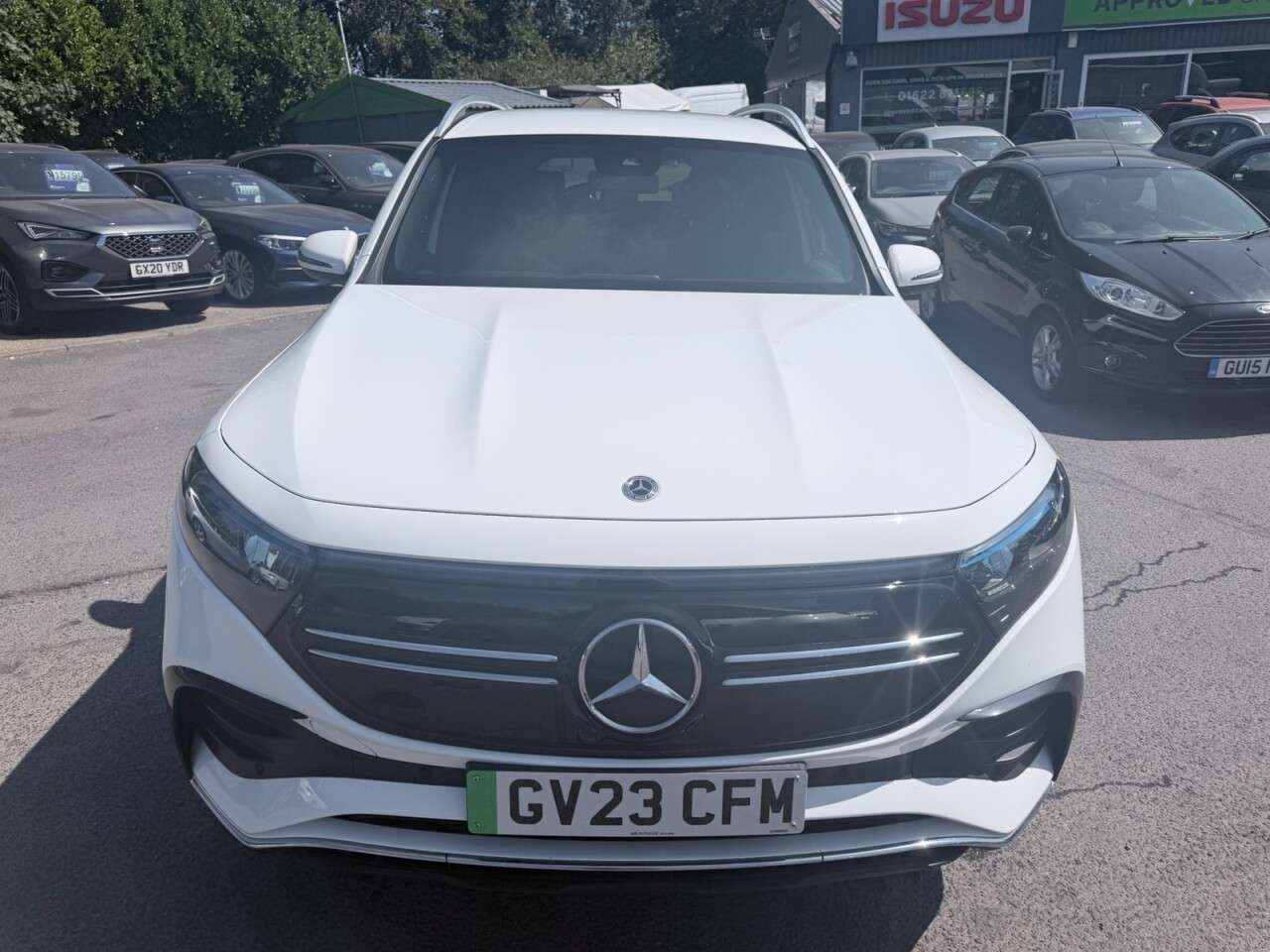 A 2023 MERCEDES-BENZ EQB White EQB 300 AMG Line, 29,650 miles, Electric 4MATIC, 7 seats, Sat nav, Re A 2023 MERCEDES-BENZ EQB White EQB 300 AMG Line, 29,650 miles, Electric 4MATIC, 7 seats, Sat nav, Re