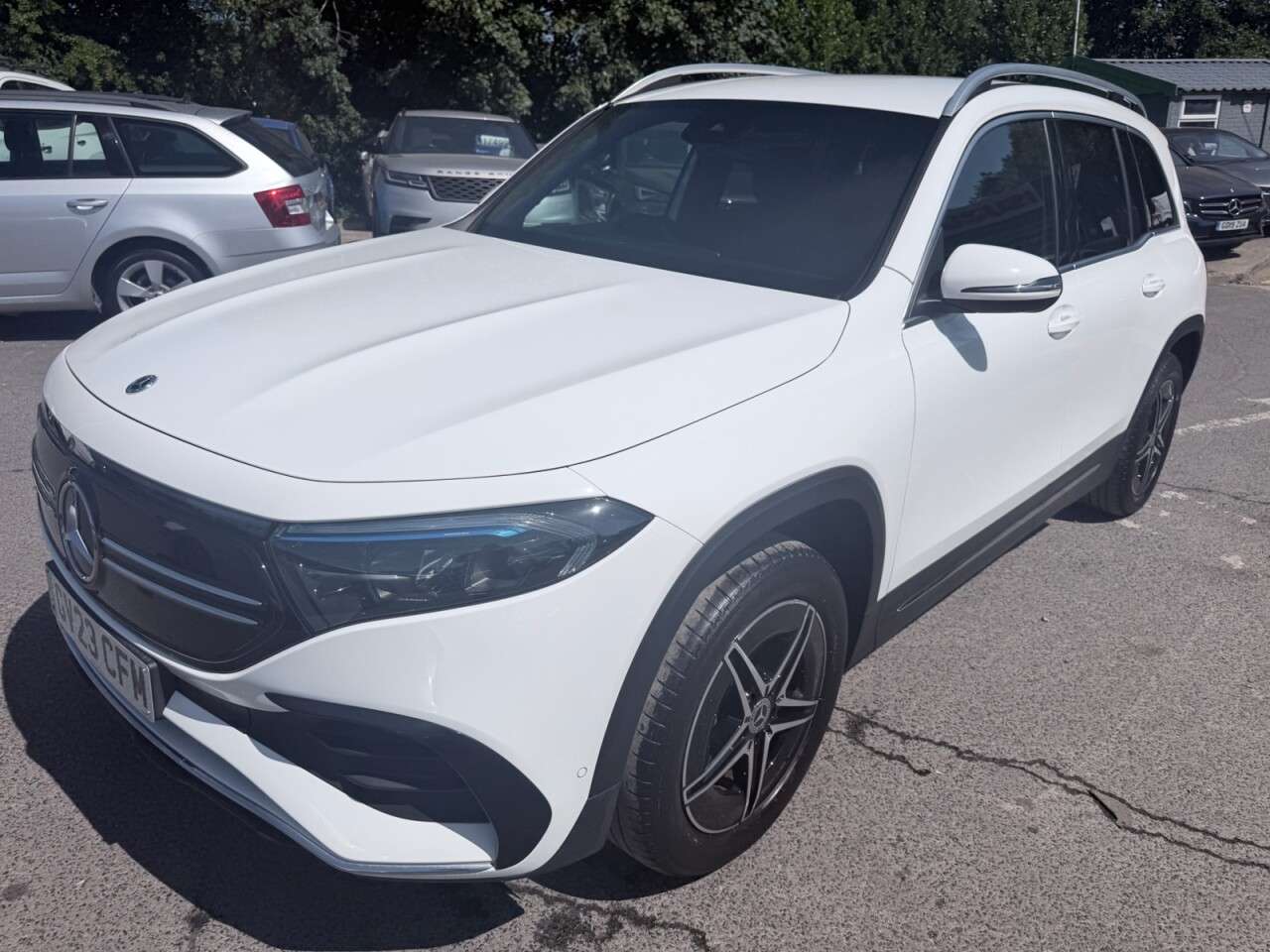 A 2023 MERCEDES-BENZ EQB White EQB 300 AMG Line, 29,650 miles, Electric 4MATIC, 7 seats, Sat nav, Re A 2023 MERCEDES-BENZ EQB White EQB 300 AMG Line, 29,650 miles, Electric 4MATIC, 7 seats, Sat nav, Re