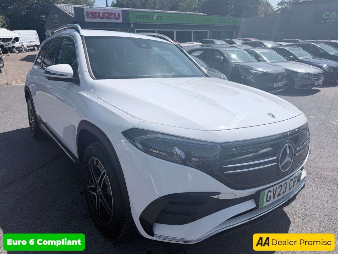 A 2023 MERCEDES-BENZ EQB White EQB 300 AMG Line, 29,650 miles, Electric 4MATIC, 7 seats, Sat nav, Re A 2023 MERCEDES-BENZ EQB White EQB 300 AMG Line, 29,650 miles, Electric 4MATIC, 7 seats, Sat nav, Re