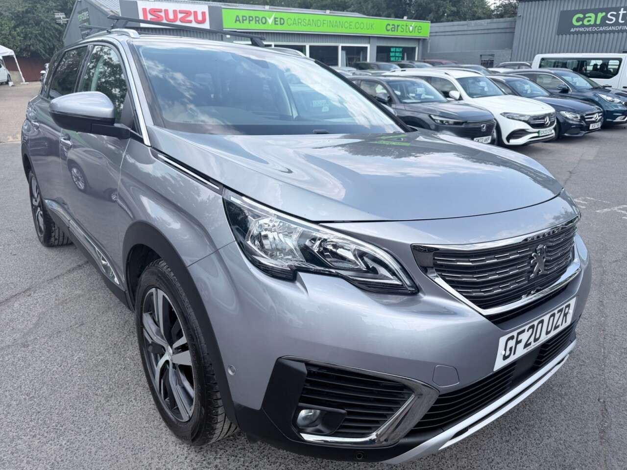 A 2020 PEUGEOT 5008 Grey 1.2 PureTech Allure 7-seat SUV, 46,750 miles, Euro 6, Automatic, Sat n A 2020 PEUGEOT 5008 Grey 1.2 PureTech Allure 7-seat SUV, 46,750 miles, Euro 6, Automatic, Sat n