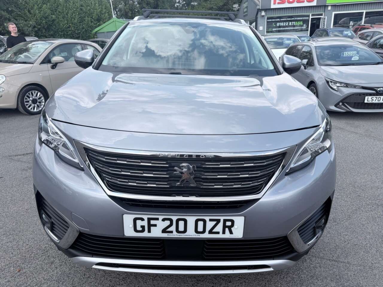 A 2020 PEUGEOT 5008 Grey 1.2 PureTech Allure 7-seat SUV, 46,750 miles, Euro 6, Automatic, Sat n A 2020 PEUGEOT 5008 Grey 1.2 PureTech Allure 7-seat SUV, 46,750 miles, Euro 6, Automatic, Sat n