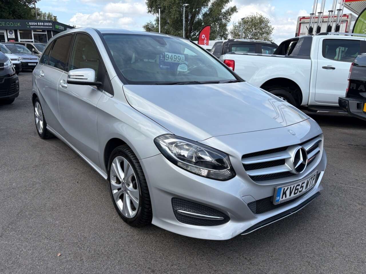 A 2015 MERCEDES-BENZ B CLASS Silver B180d Sport MPV, 53,610 miles, Euro 6, Automatic, Sat nav, Reverse c A 2015 MERCEDES-BENZ B CLASS Silver B180d Sport MPV, 53,610 miles, Euro 6, Automatic, Sat nav, Reverse c