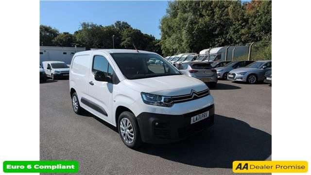 A 2022 CITROEN BERLINGO White 1.5 BlueHDi Enterprise M Pro SWB Van, 38,300 miles, Euro 6, 6-Speed m A 2022 CITROEN BERLINGO White 1.5 BlueHDi Enterprise M Pro SWB Van, 38,300 miles, Euro 6, 6-Speed m