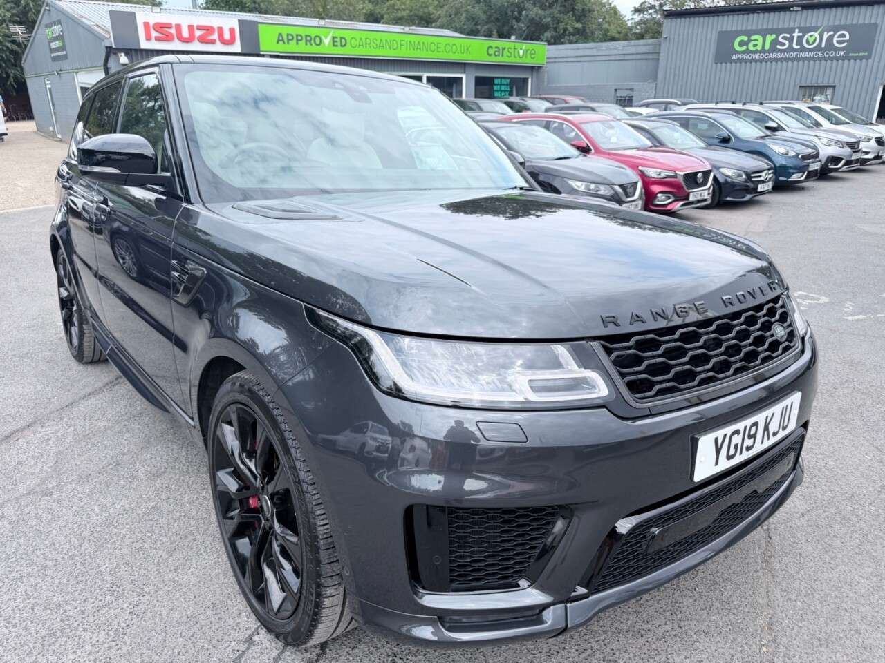 A 2019 LAND ROVER RANGE ROVER SPORT Grey 3.0 i6 MHEV HST SUV, 58,500 miles, Euro 6, Automatic 4WD, Air suspensi A 2019 LAND ROVER RANGE ROVER SPORT Grey 3.0 i6 MHEV HST SUV, 58,500 miles, Euro 6, Automatic 4WD, Air suspensi