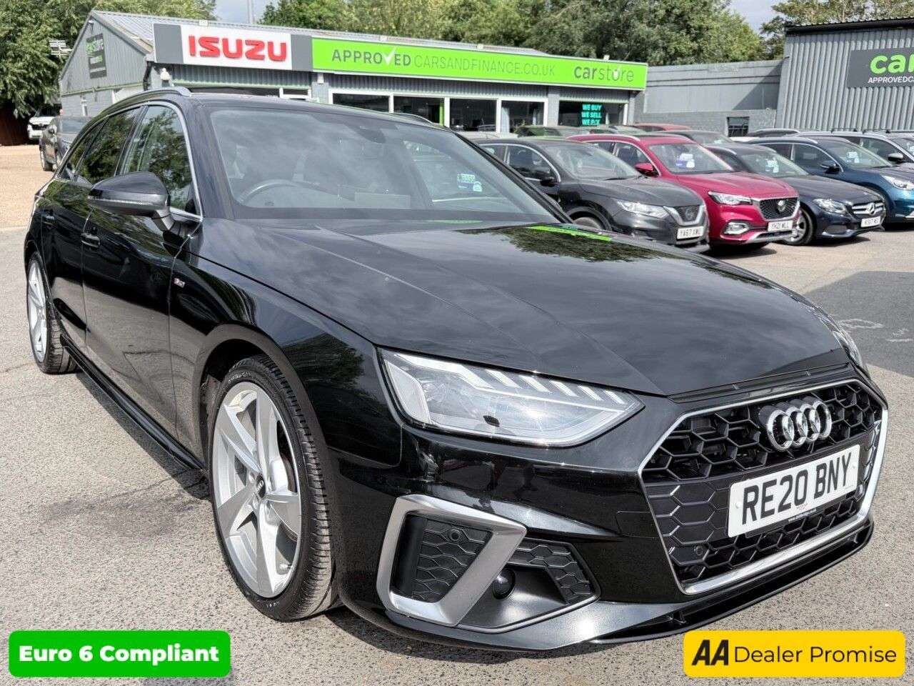 A 2020 AUDI A4 AVANT Black 2.0 TDI 35 S line Estate, 63,000 miles, Euro 6, S Tronic Automatic, V A 2020 AUDI A4 AVANT Black 2.0 TDI 35 S line Estate, 63,000 miles, Euro 6, S Tronic Automatic, V