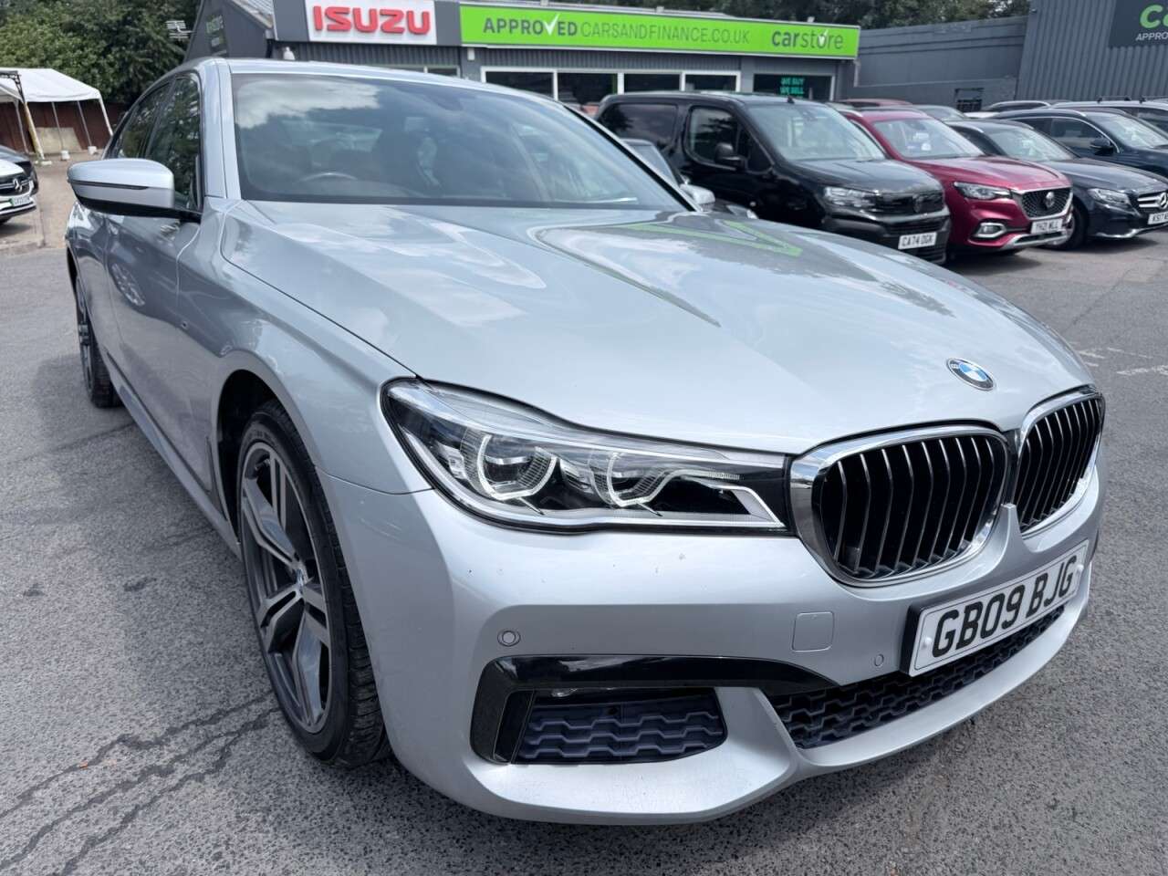 A 2016 BMW 7 SERIES Silver 730d M Sport xDrive, 56,500 miles, Euro 6, Automatic, Heads Up Displ A 2016 BMW 7 SERIES Silver 730d M Sport xDrive, 56,500 miles, Euro 6, Automatic, Heads Up Displ