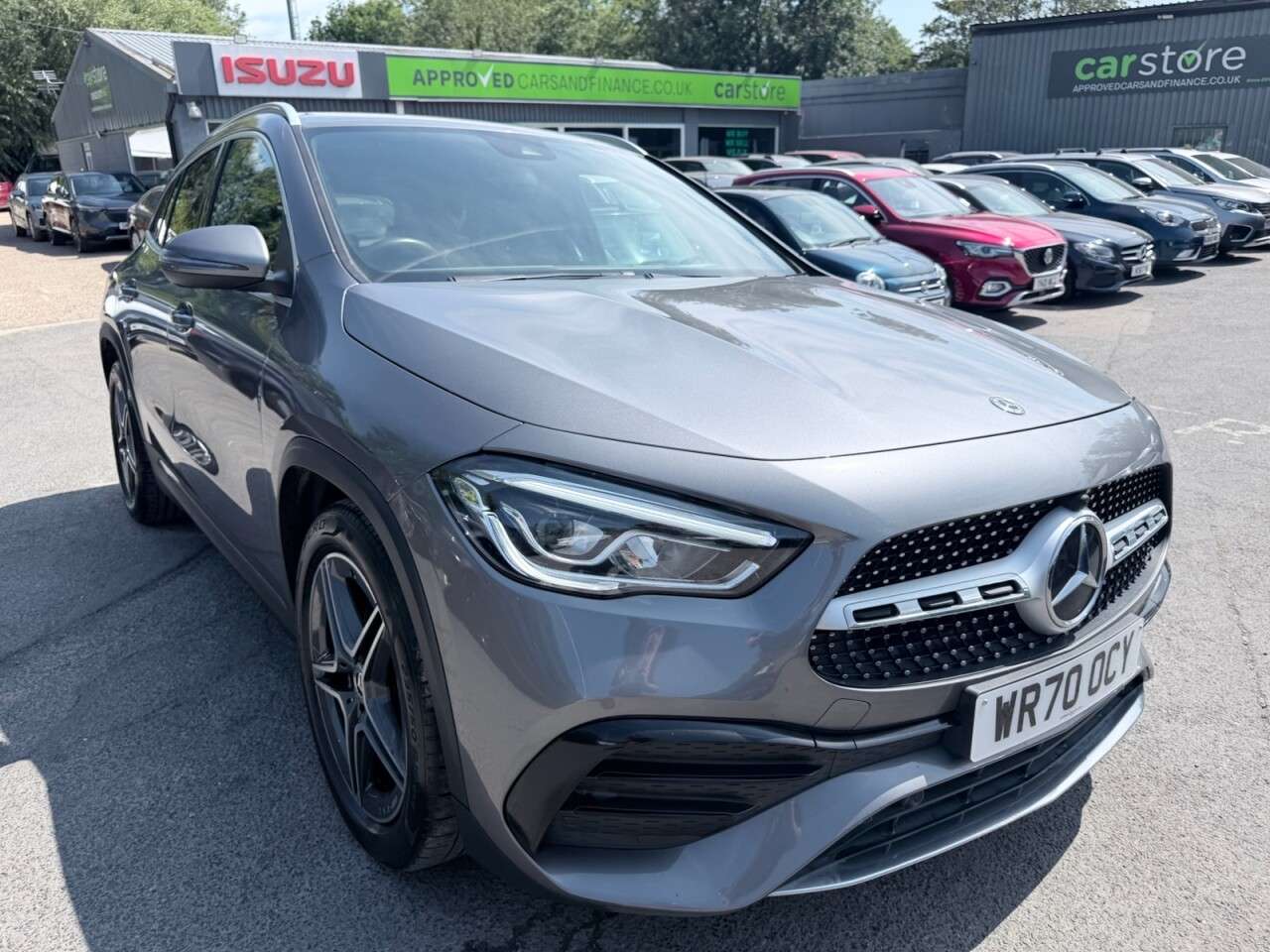 A 2020 MERCEDES-BENZ GLA Grey GLA200 AMG Line SUV, 45,100 miles, Euro 6, Automatic, Sat nav, 7in Tou A 2020 MERCEDES-BENZ GLA Grey GLA200 AMG Line SUV, 45,100 miles, Euro 6, Automatic, Sat nav, 7in Tou