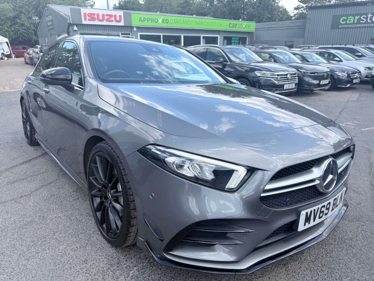 A 2019 MERCEDES-BENZ A CLASS Grey A35 AMG Premium 4MATIC, 39,000 miles, Euro 6, Automatic, AMG Night Pac A 2019 MERCEDES-BENZ A CLASS Grey A35 AMG Premium 4MATIC, 39,000 miles, Euro 6, Automatic, AMG Night Pac