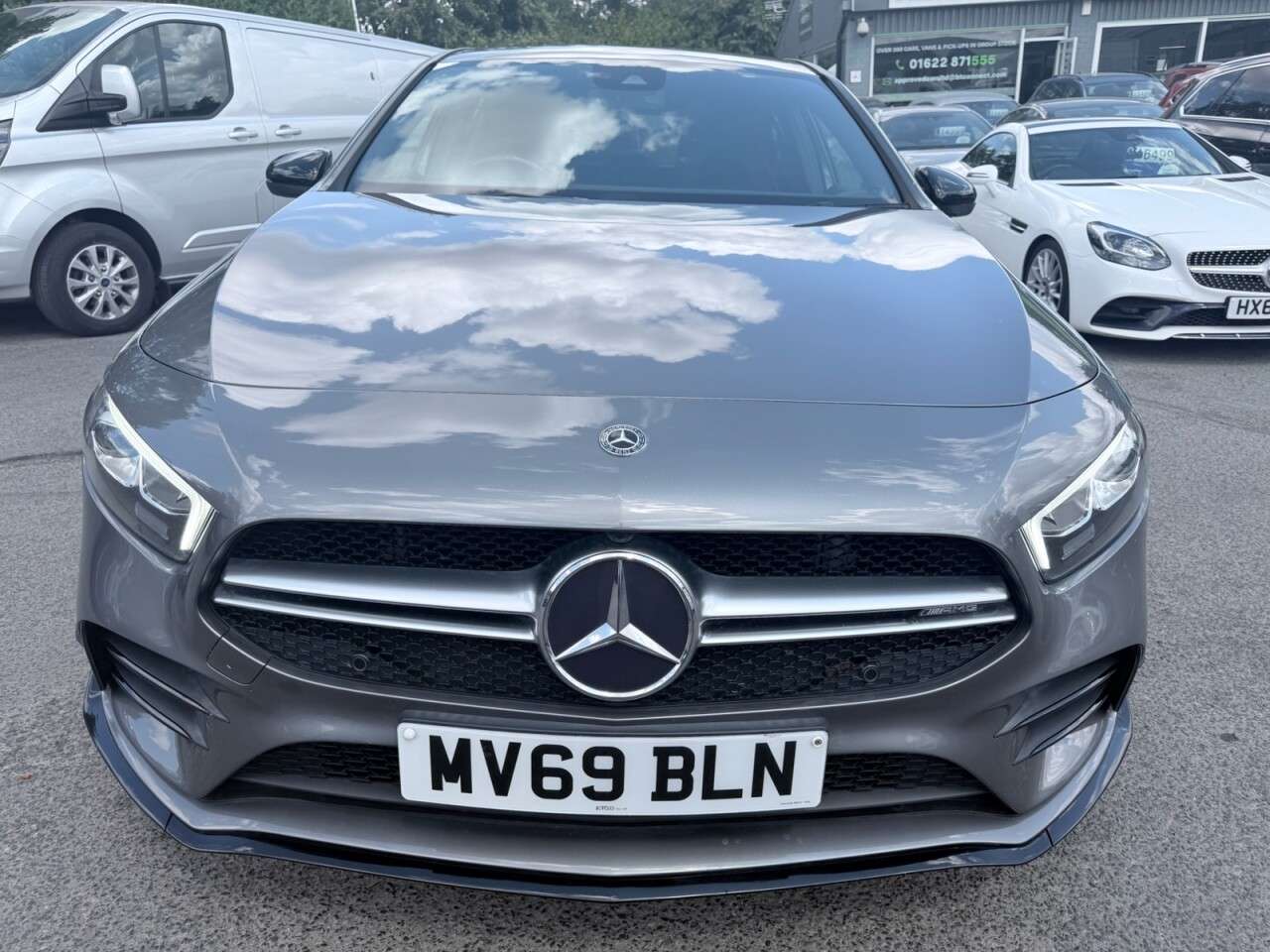 A 2019 MERCEDES-BENZ A CLASS Grey A35 AMG Premium 4MATIC, 39,000 miles, Euro 6, Automatic, AMG Night Pac A 2019 MERCEDES-BENZ A CLASS Grey A35 AMG Premium 4MATIC, 39,000 miles, Euro 6, Automatic, AMG Night Pac