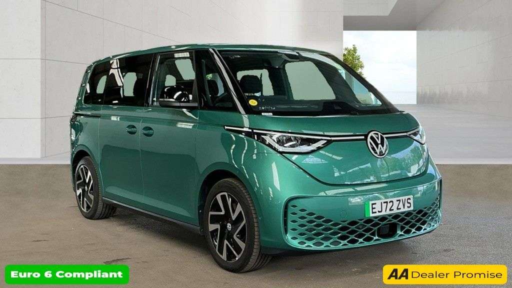 A 2022 VOLKSWAGEN ID. BUZZ Green Pro 77kWh Life MPV, 48,000 miles, EV, Automatic, Sat nav, Camera, Hea A 2022 VOLKSWAGEN ID. BUZZ Green Pro 77kWh Life MPV, 48,000 miles, EV, Automatic, Sat nav, Camera, Hea