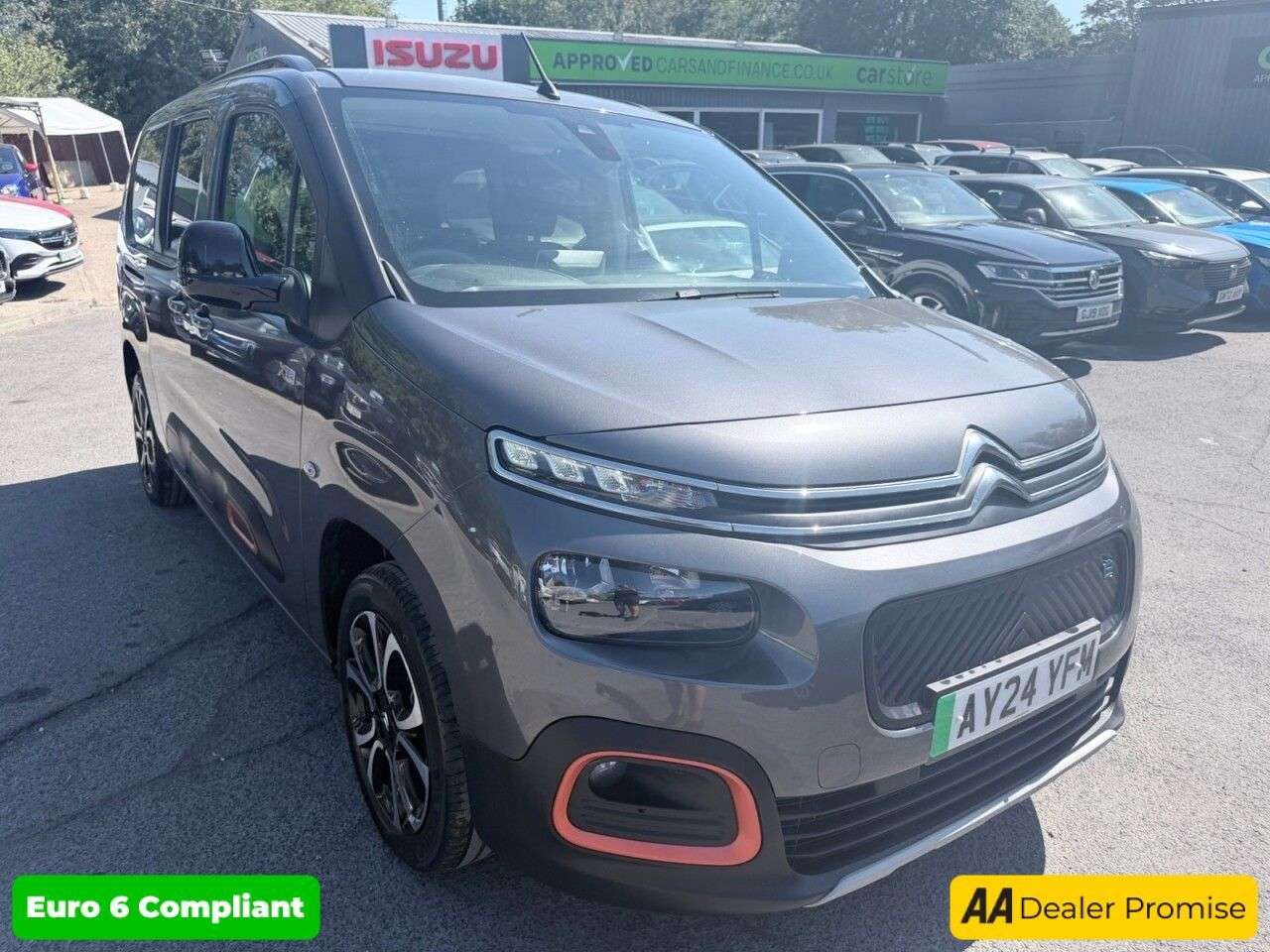 A 2024 CITROEN E-BERLINGO Grey 50kWh Flair XTR XL 7-seat EV, 15,300 miles, Automatic, CarPlay/Android A 2024 CITROEN E-BERLINGO Grey 50kWh Flair XTR XL 7-seat EV, 15,300 miles, Automatic, CarPlay/Android
