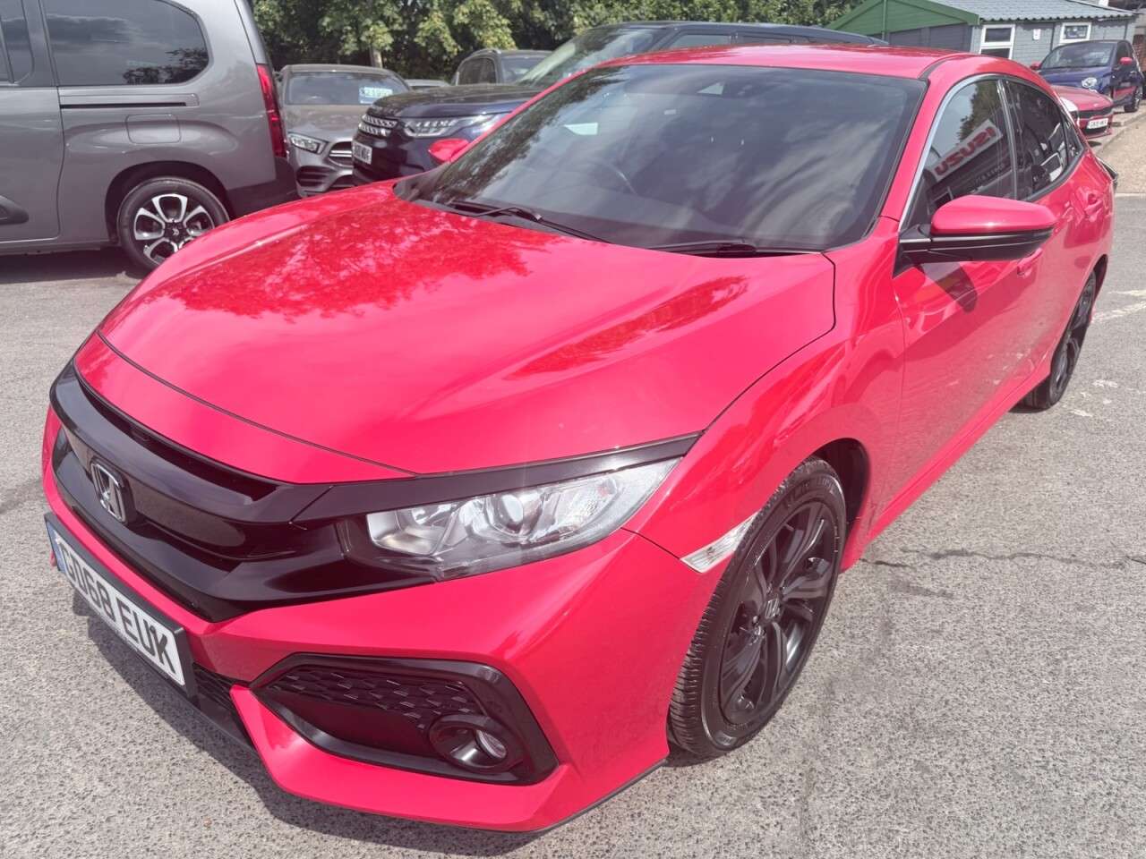 A 2019 HONDA CIVIC Red 1.0 VTEC Turbo SR Hatchback, 62,333 miles,full service history,Euro 6, A 2019 HONDA CIVIC Red 1.0 VTEC Turbo SR Hatchback, 62,333 miles,full service history,Euro 6,