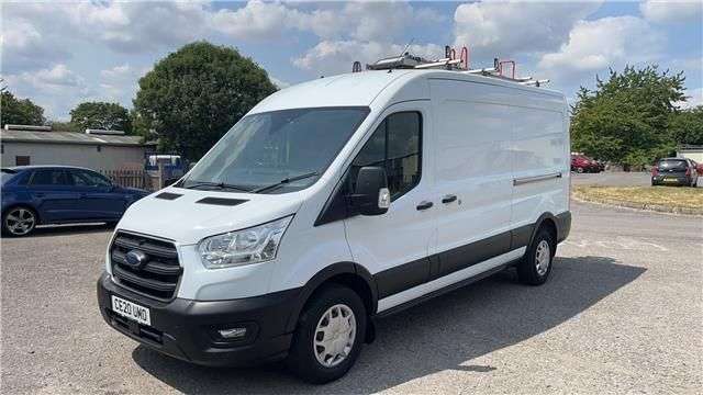 A 2020 FORD TRANSIT White 2.0 350 EcoBlue Trend L3 H2 Van, 45,506 miles, Euro 6, 6-Speed manual A 2020 FORD TRANSIT White 2.0 350 EcoBlue Trend L3 H2 Van, 45,506 miles, Euro 6, 6-Speed manual