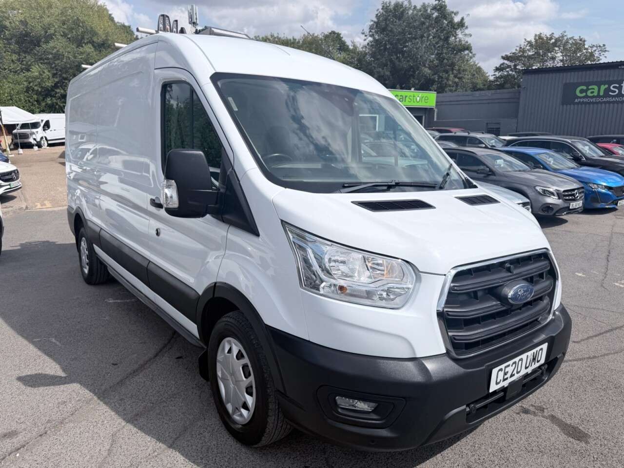 A 2020 FORD TRANSIT White 2.0 350 EcoBlue Trend L3 H2 Van, 45,506 miles, Euro 6, 6-Speed manual A 2020 FORD TRANSIT White 2.0 350 EcoBlue Trend L3 H2 Van, 45,506 miles, Euro 6, 6-Speed manual