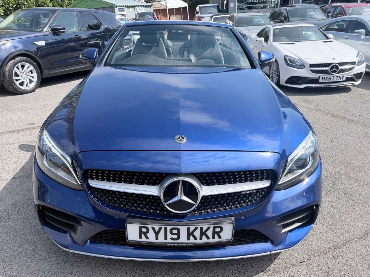 A 2019 MERCEDES-BENZ C CLASS Blue C200 AMG Line Premium Plus Cabriolet, 72,600 miles, Euro 6, Automatic, A 2019 MERCEDES-BENZ C CLASS Blue C200 AMG Line Premium Plus Cabriolet, 72,600 miles, Euro 6, Automatic,