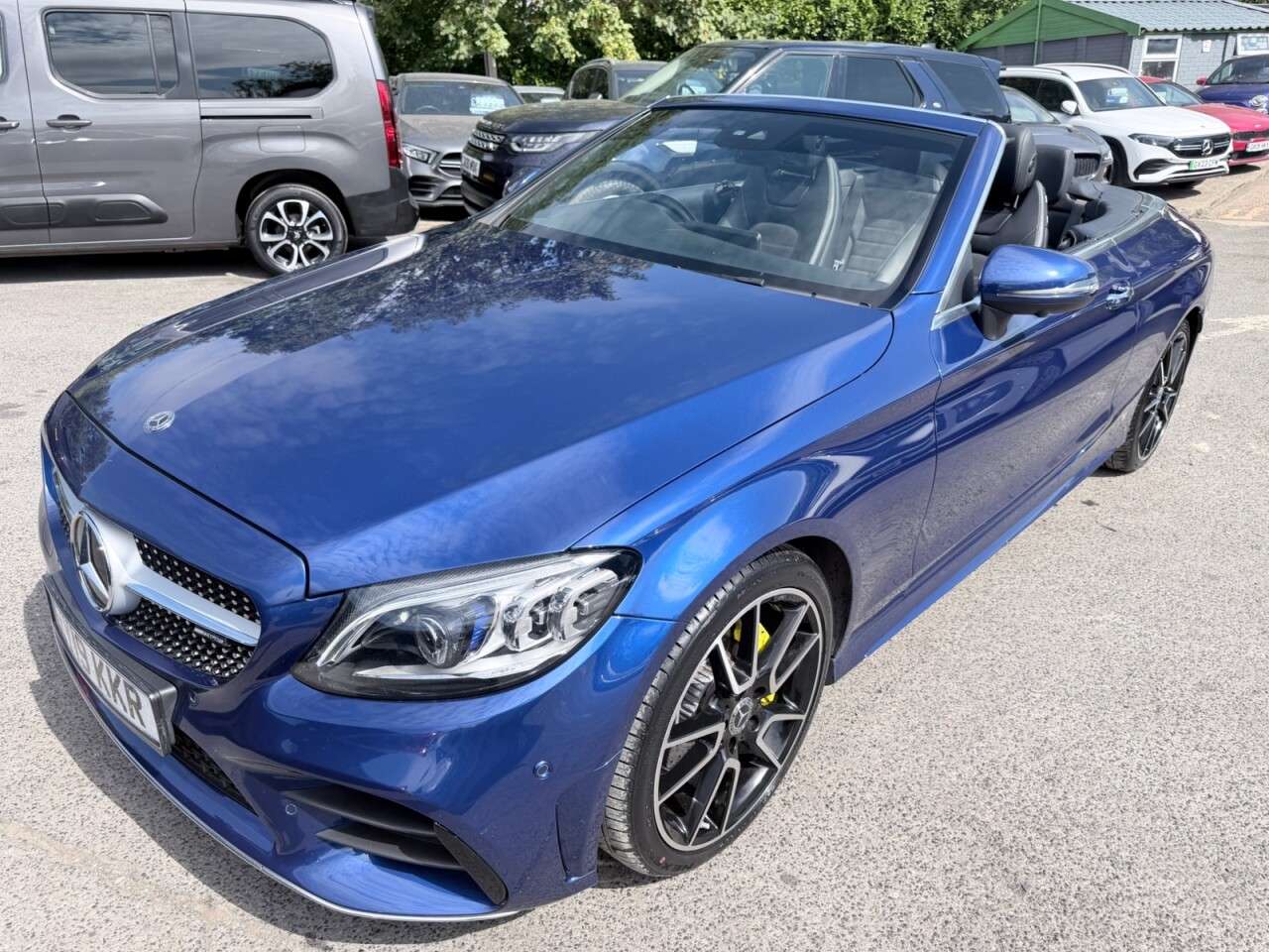 A 2019 MERCEDES-BENZ C CLASS Blue C200 AMG Line Premium Plus Cabriolet, 72,600 miles, Euro 6, Automatic, A 2019 MERCEDES-BENZ C CLASS Blue C200 AMG Line Premium Plus Cabriolet, 72,600 miles, Euro 6, Automatic,