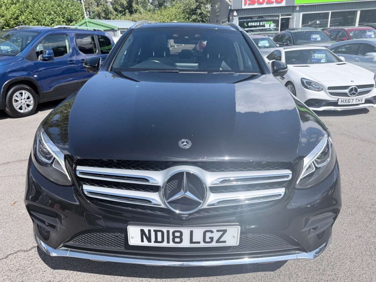 A 2018 MERCEDES-BENZ GLC Black GLC350d V6 AMG Line Premium Plus, 53,750 miles, Euro 6, 4MATIC Automa A 2018 MERCEDES-BENZ GLC Black GLC350d V6 AMG Line Premium Plus, 53,750 miles, Euro 6, 4MATIC Automa