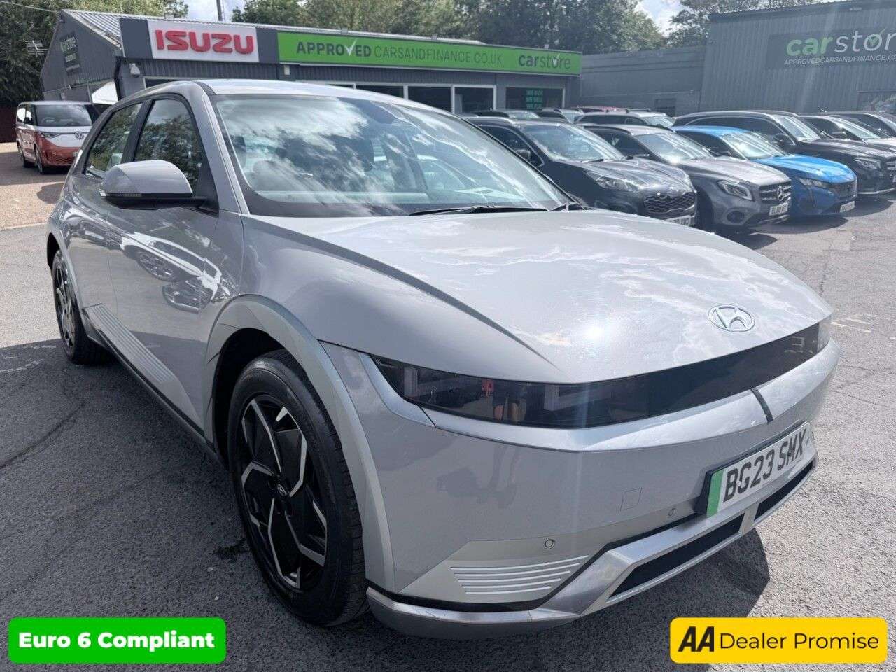 A 2023 HYUNDAI IONIQ 5 Grey 58kWh Premium EV, 56,900 miles, Automatic, Sat nav, Camera, Heated sea A 2023 HYUNDAI IONIQ 5 Grey 58kWh Premium EV, 56,900 miles, Automatic, Sat nav, Camera, Heated sea