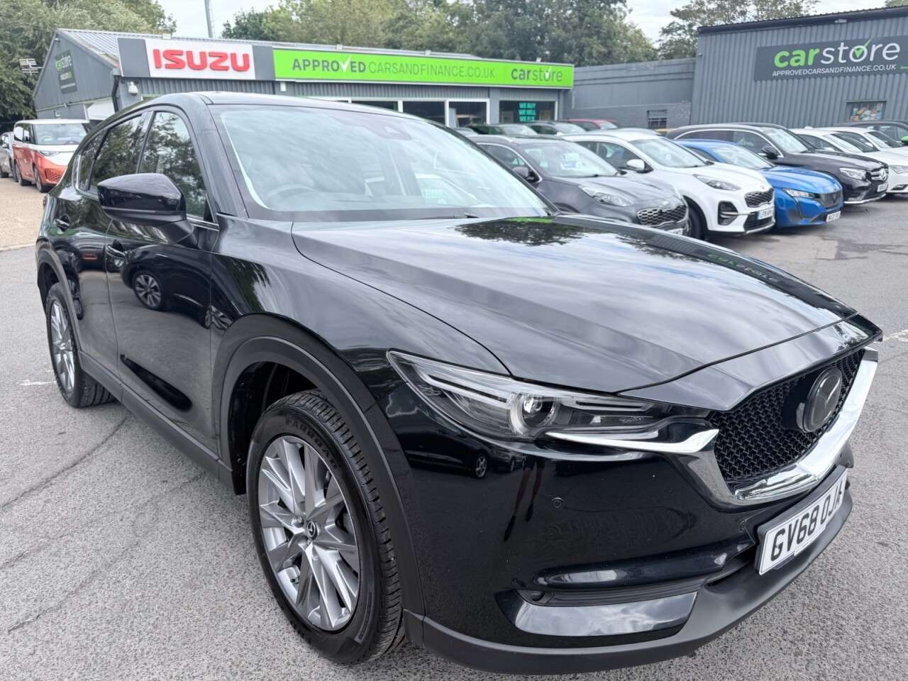 A 2019 MAZDA CX-5 Black 2.0 SKYACTIV-G Sport Nav+ SUV, 65,000 miles, Euro 6, Automatic, Leath A 2019 MAZDA CX-5 Black 2.0 SKYACTIV-G Sport Nav+ SUV, 65,000 miles, Euro 6, Automatic, Leath