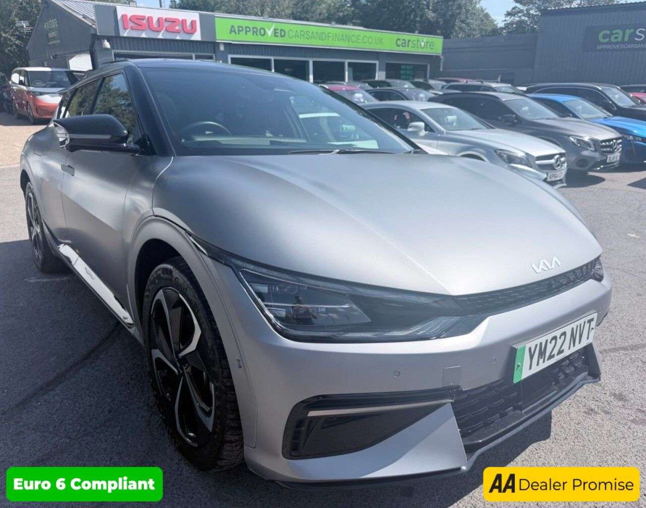 A 2022 KIA EV6 Grey 77.4kWh GT-Line S EV, 13,900 miles, AWD, HUD, Sat nav, CarPlay/Android A 2022 KIA EV6 Grey 77.4kWh GT-Line S EV, 13,900 miles, AWD, HUD, Sat nav, CarPlay/Android