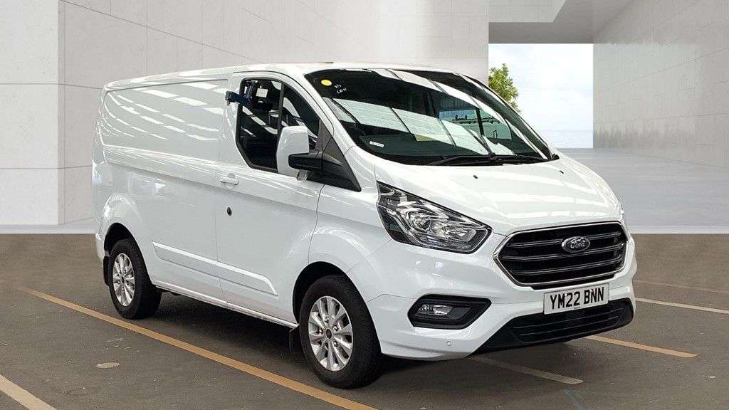 A 2022 FORD TRANSIT CUSTOM White 2.0 280 EcoBlue Limited L1 H1 Van, 51,046 miles, Euro 6, 6-Speed manu A 2022 FORD TRANSIT CUSTOM White 2.0 280 EcoBlue Limited L1 H1 Van, 51,046 miles, Euro 6, 6-Speed manu