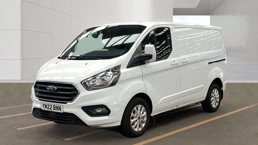 A 2022 FORD TRANSIT CUSTOM White 2.0 280 EcoBlue Limited L1 H1 Van, 51,046 miles, Euro 6, 6-Speed manu A 2022 FORD TRANSIT CUSTOM White 2.0 280 EcoBlue Limited L1 H1 Van, 51,046 miles, Euro 6, 6-Speed manu