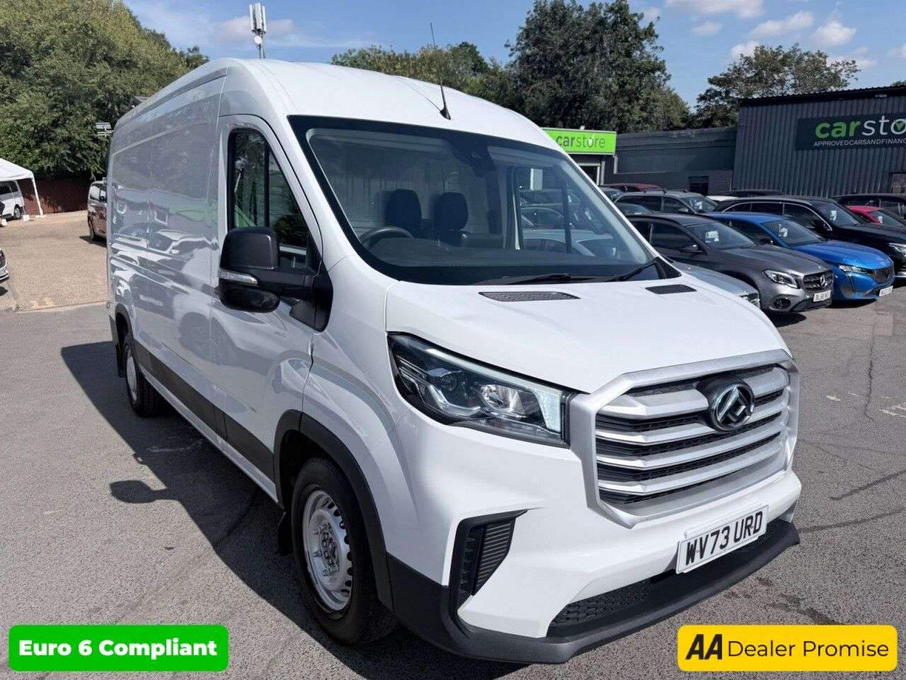 A 2023 MAXUS DELIVER 9 White 2.0 D20 L3 H2 Van, 33,515 miles, Euro 6, 6-Speed manual, A/C, Cruise, A 2023 MAXUS DELIVER 9 White 2.0 D20 L3 H2 Van, 33,515 miles, Euro 6, 6-Speed manual, A/C, Cruise,