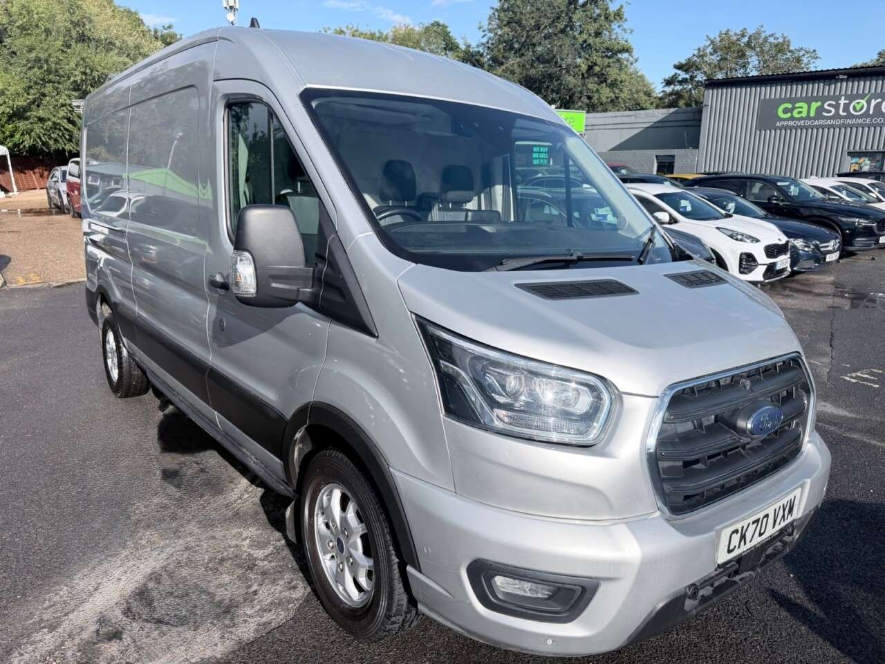 A 2020 FORD TRANSIT Silver 2.0 350 EcoBlue MHEV Limited L3 H2 Van, 69,800 miles, Euro 6, 6-Spee A 2020 FORD TRANSIT Silver 2.0 350 EcoBlue MHEV Limited L3 H2 Van, 69,800 miles, Euro 6, 6-Spee