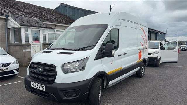 A 2022 FORD TRANSIT White 2.0 350 EcoBlue Leader L3 H3 Van, 50,600 miles, Euro 6, 6-Speed manua A 2022 FORD TRANSIT White 2.0 350 EcoBlue Leader L3 H3 Van, 50,600 miles, Euro 6, 6-Speed manua