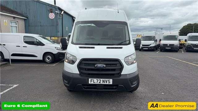 A 2022 FORD TRANSIT White 2.0 350 EcoBlue Leader L3 H3 Van, 50,600 miles, Euro 6, 6-Speed manua A 2022 FORD TRANSIT White 2.0 350 EcoBlue Leader L3 H3 Van, 50,600 miles, Euro 6, 6-Speed manua