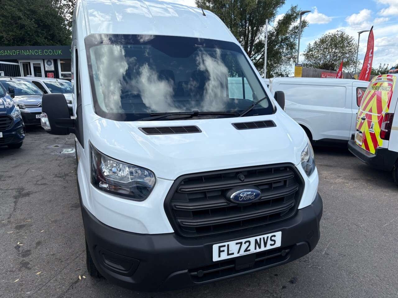 A 2022 FORD TRANSIT White 2.0 350 EcoBlue Leader L3 H3 Van, 50,600 miles, Euro 6, 6-Speed manua A 2022 FORD TRANSIT White 2.0 350 EcoBlue Leader L3 H3 Van, 50,600 miles, Euro 6, 6-Speed manua