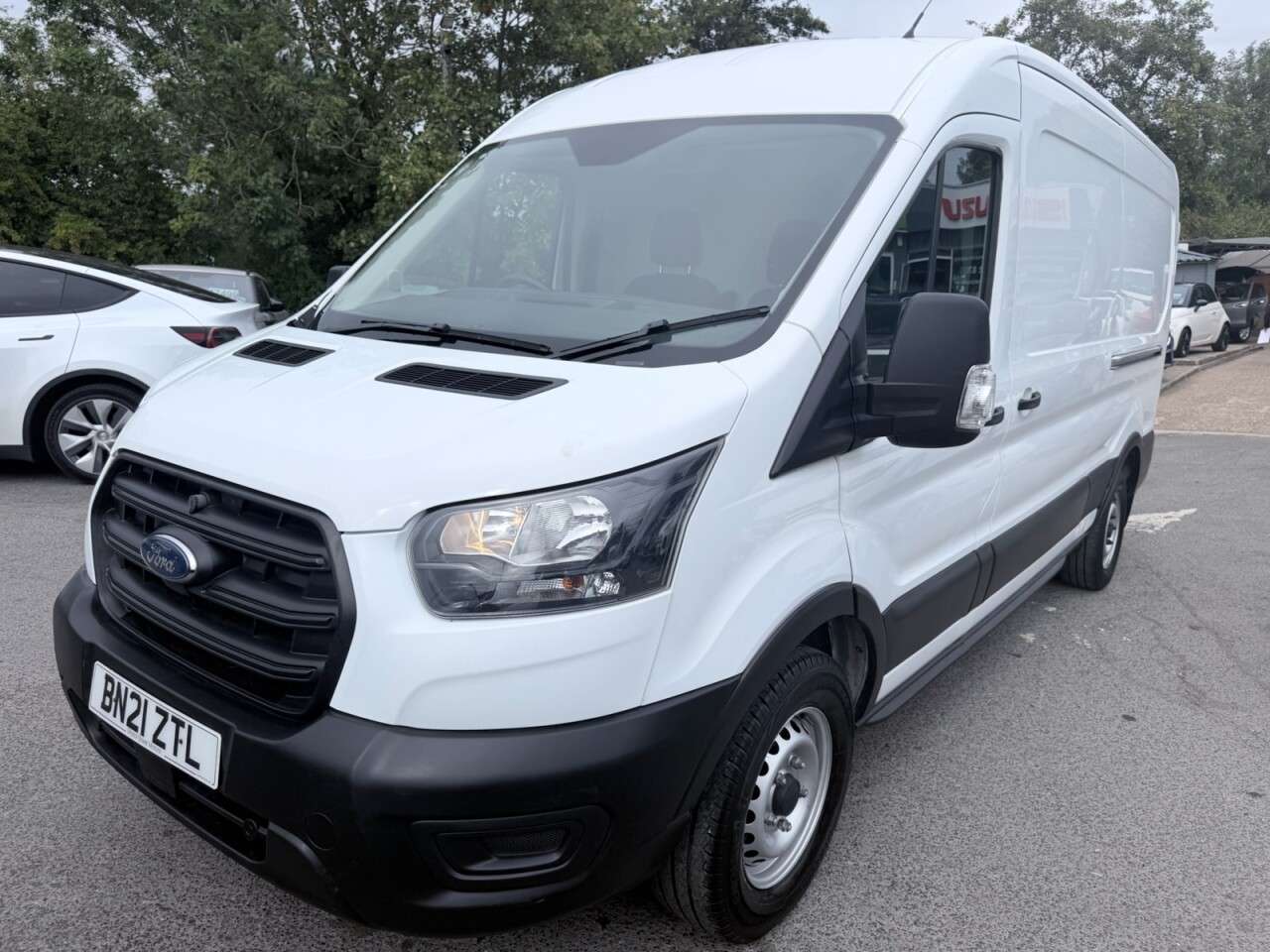 A 2021 FORD TRANSIT White 2.0 350 EcoBlue MHEV Leader L3 H2 Van, 59,110 miles, Euro 6, 6-speed A 2021 FORD TRANSIT White 2.0 350 EcoBlue MHEV Leader L3 H2 Van, 59,110 miles, Euro 6, 6-speed