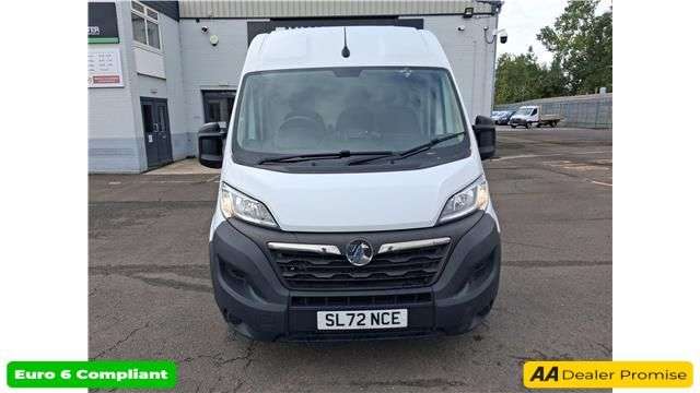 A 2022 VAUXHALL MOVANO White 2.2 CDTi 3500 BiTurbo Dynamic L2 H2 Van, 65,700 miles, Euro 6, 6-spee A 2022 VAUXHALL MOVANO White 2.2 CDTi 3500 BiTurbo Dynamic L2 H2 Van, 65,700 miles, Euro 6, 6-spee