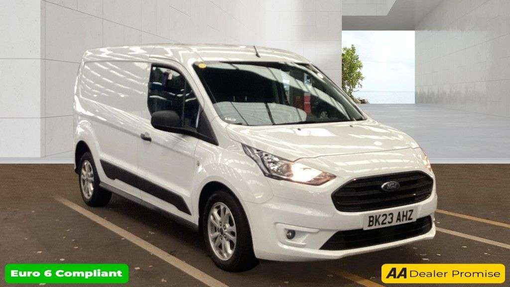 A 2023 FORD TRANSIT CONNECT White 1.5 250 EcoBlue Trend L2 Van, 21,998 miles, Euro 6, 6-Speed manual, A A 2023 FORD TRANSIT CONNECT White 1.5 250 EcoBlue Trend L2 Van, 21,998 miles, Euro 6, 6-Speed manual, A