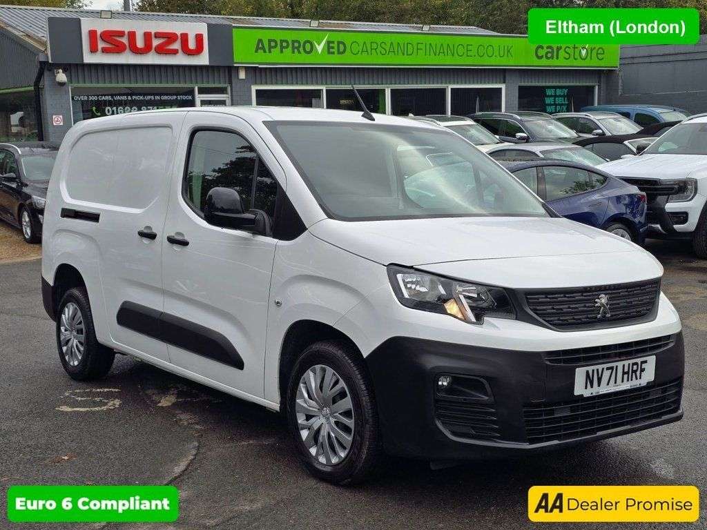 A 2021 PEUGEOT PARTNER 1.5 BlueHDi 950 Pro LWB, 58,000 miles, 1 owner, ULEZ Euro 6, 5-speed, Air C A 2021 PEUGEOT PARTNER 1.5 BlueHDi 950 Pro LWB, 58,000 miles, 1 owner, ULEZ Euro 6, 5-speed, Air C